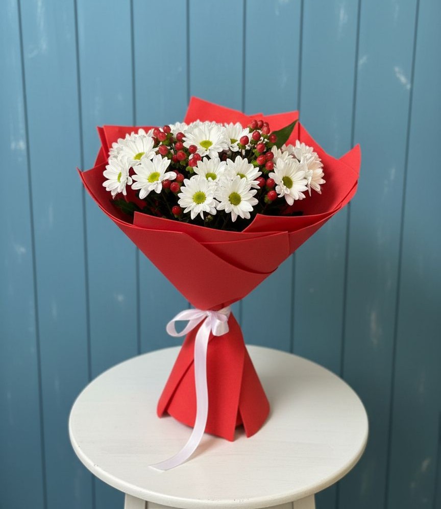 Букет цветов из: Хризантемы в Аксубаево