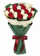 Микс из красных и белых роз #REPLACE_PRED# Аксубаево Букет Микс из красных и белых роз #REPLACE_PRED# Аксубаево