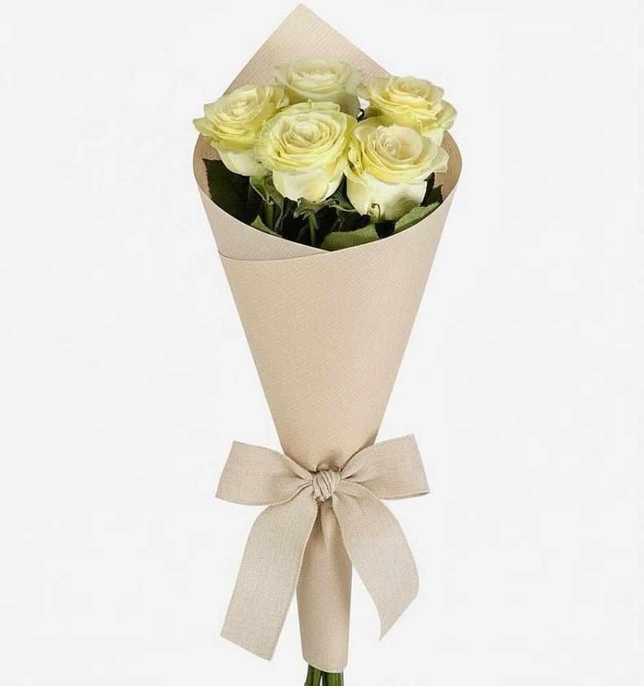 Букет белые крылья в Аксубаево Букет цветов из: Розы в Аксубаево