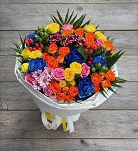 Букет цветов из:  Розы и Хризантемы #REPLACE_PRED# Аксубаево