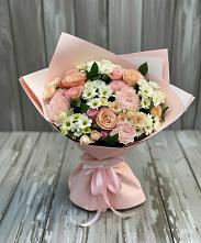 Букет цветов из:  Гвоздики, Розы и Хризантемы #REPLACE_PRED# Аксубаево