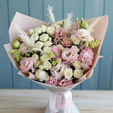 Букет цветов из:  Альстромерии и Розы в Аксубаево